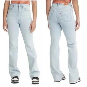 Levi's Women's Ribcage Bootcut Jeans, Summer Beam - Light Indigo - 29